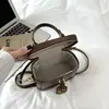 Bolsa de ombro quadrada pequena para mulheres, estilo coreano moderno, bolsa transversal para o dia a dia