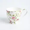 Caneca de Cerâmica Criativa para Aveia, Leite e Café da Manhã, Grande Capacidade, Alta para Chá e Água Doméstica, Porcelana Óssea, Personalizável com Logo