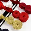 Cheongsam Nuevo Estilo Chino Tejido a Mano de Bai Xi con Botones Tradicionales, Traje Tang, Hanfu, Cuentas de Nariz de Cerdo, Botones de Calabaza de Tela, Accesorios Decorativos