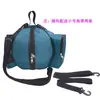 0111 Bolsa redonda de tela Oxford para baloncesto bolsa deportiva de un solo hombro bolsa de red para vaso de agua bolsa de almacenamiento para entrenamiento de voleibol de pie personalización