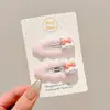 Presilhas de Cabelo para Franja de Meninas Sem Marcas, Presilhas Laterais, Presilhas Coloridas Estilo Escolar Dopamina para Franja, Acessórios de Cabelo, Grampos de Cabelo Infantis Estilo Coreano