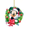 2024 novo lançamento de árvore de Natal transfronteiriço pingente decorativo de acrílico plano Mickey Mouse para retrovisor de carro