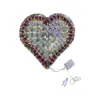Luces de Pavo Real LED Linternas Cadena Flores de Cobre Ramo de Flores Caja de Regalo Pastel Festival Decorativo Amor Luces de Estrella de Cinco Puntas