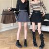 Foto Real Precio Real Falda Plisada para Mujer Primavera Otoño e Invierno Nueva Moda Falda de Cintura Alta Sentido del Diseño A Falda Corta a la Moda