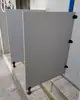 Placa Divisória de Banheiro Público Simples Obra T-shaped L-shaped Porta Divisória de Banheiro Proteção Contra Respingos para Urinol de Banheiro Escolar