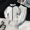 Popular Conjunto Estilo Coreano Otoño 2026 Nuevo Conjunto de Sudadera para Niños Niños y Niñas Sudadera Bordada Bloque de Color Conjunto de Dos Piezas