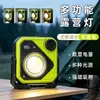 Luz Multifuncional para Camping al Aire Libre con Batería de Larga Duración, Luz Portátil para Puesto de Mercado Nocturno, Luz de Trabajo Magnética con Pantalla Digital para Reparaciones, Súper Brillante