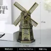 Adornos Creativos de Molino de Viento Holandés, Artesanías, Decoración Retro Europea para Estanterías, Gabinete de Sala de Estar, Gabinete de Vino, Librero, Muebles Pequeños