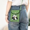 Bolsa de Punto Transfronteriza del Sudeste Asiático Personalizada Panda Hombro Cruzado Bolso Coreano Nicho Patrón Logotipo Personalizado