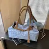 Bolso Tote Versátil Retro de Gran Capacidad para Mujer Moda Otoño Temprano 2025 Estampado de Leopardo Moderno Bolso de Hombro/Axila de Gama Alta