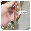 Pelo de Zorro Ártico Sándalo Verde Pincel para Difuminar Sombra de Ojos Súper Suave Detalles Profundizar Sombra de Ojos Especial Pelo Animal de Cangzhou
