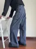 Pantalones cargo de bolsillo para hombre, colección otoño 2026, algodón puro, pierna ancha, diseño americano, nuevo estilo casual, marca de moda, corte holgado