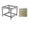 Venta Directa de Fábrica de Mesa Calefactora Cuadrada para Uso Doméstico, Mesa de Comedor Plegable Multifuncional para Invierno, Rejilla Calefactora Metálica