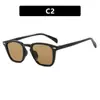 Gafas de sol cuadradas simples Kedun Mi Ding 2025 Nueva moda Versátiles Protección UV Gafas de sol para el sol