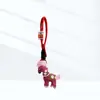 Llavero del Año del Caballo, Bordado de Tela Fresco y Lindo Estilo Dibujos Animados, Accesorio de Caballo Pequeño Relleno de Algodón, Colgante para Bolso, Mini Lindo