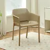 Cadeira Plástica de Exterior Cadeira com Encosto Estilo Rattan Cadeira para Pátio Externo Jardim Villa Cadeira com Encosto Plástico Espessado Cadeira para Loja de Bubble Tea