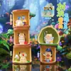 Isla del Gato Caja Misteriosa de Figuras de Gatitos de Dibujos Animados Figura Giratoria Decoración Creativa de Escritorio Regalo Femenino