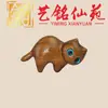 Figura de Gato Tallada en Sándalo, Decoración Artística, Accesorio de Escritorio, Decoración para el Hogar, Artesanía de Madera, Regalo