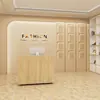 Papel de parede tridimensional salão de beleza estúdio de transmissão ao vivo de roupas recepção de salão de unhas parede de fundo papel de parede simples de luxo leve quarto