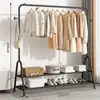 Perchero de pie personalizado para uso en interiores, perchero simple para dormitorio, uso doméstico, tendedero para dormitorio de estudiantes