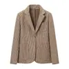 Blazer casual estilo Chanel para mujer, nueva colección primavera/otoño 2025, casual, elegante, moderno, a cuadros, conjunto de traje retro