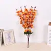Galho de Flor de Pessegueiro Flor Artificial Flor Seca Única Flor de Cerejeira Enfeites de Sala de Estar Galho Flor de Ameixeira de Inverno Flor de Seda Decoração de Paisagismo Árvore Artificial Artificial