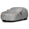 En stock suministro transfronterizo sedán SUV camioneta 180D gris protección solar con tira reflectante ropa para coche funda para coche