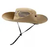 Sombrero de Sol de Verano para Hombre, Secado Rápido, para Exteriores, Montañismo, Deportes, Protección Solar, Malla Transpirable, Visera Solar, Sombrero de Sol Plegable, Sombrero de Pescador