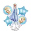 Globo de Película de Aluminio Tema Hielo y Nieve Globo Tema Elsa Anna Copo de Nieve Decoración Fiesta de Cumpleaños Infantil Globo Transfronterizo
