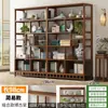Nuevo vitrina de estilo chino para sala de té, estante para juegos de té, estante para hojas de té, estante de almacenamiento para sala de té, vitrina de estilo vintage para sala de estar y oficina