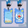 Set de Tarjeta de Acceso para Autobús/Metro Doraemon Creativo Lindo de Dibujos Animados con Lanyard Largo para el Cuello Tarjeta de Estudiante de Jardín de Niños