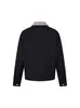 Marca de Tendencia Retro Americana Chaqueta Falsa de Dos Piezas para Hombres y Mujeres, Moda Casual de Tendencia Cárdigan Holgado Top de Manga Larga