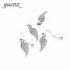 YuenZ DIY acessórios de joias vintage pingente de asas pingente atacado 19 * 7MM D431