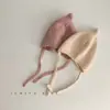 Sombrero coreano puntiagudo para bebé~Nuevo sombrero para bebé Chirp para niño y niña Otoño e Invierno de 0 a 3 meses Sombrero de lana tejido