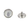 Liga de Titânio F136 0,9x 4mm Pedra Natural Olho de Tigre Joia para Piercing Stud de Lábio Stud de Orelha Stud de Língua Piercing