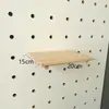 Acessórios para Painel Furado Conjunto Completo Prateleiras de Armazenamento Universais Camadas Tábuas Display de Armazenamento Parede de Estilização