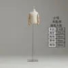 Maniquí de exhibición de medio cuerpo para escaparate de tienda de ropa para niños, maniquí de cuerpo completo para niños y niñas, base de tela y hierro