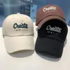 Gorra para mujer primavera y verano versátil moda letra grande Crear gorra de béisbol juvenil para hombre y mujer Gorra con visera a prueba de sol urbana