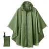 Capa de Chuva Poncho Leve, Poncho de Chuva Três em Um, Capa de Chuva Multifuncional Portátil Especial para Montanhismo e Caminhada ao Ar Livre