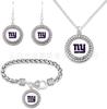 Comercio Exterior Popular Nfl Equipo de Fútbol Americano Oso Collar Pulsera Pendiente Conjunto Combinado
