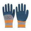 Luvas de Proteção do Trabalho Gaze Cinza Azul Enrugada Resistente ao Desgaste Mergulhadas em PVC Canteiro de Obras Embalagem Neutra em Branco Penduráveis Luvas de Borracha