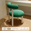 Taburete de Maquillaje Estilo Crema de Celebridad de Internet 2023 Nuevo Taburete para Tocador Silla de Maquillaje Avanzada para Dormitorio de Niña Silla Pequeña Gorda
