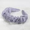 Diadema Plisada Dongdaemun Coreana Color Sólido Simple Versátil Diadema Fresca Pasador de Cabello de Moda Trendy Banda para el Cabello C935 Estilo Coreano