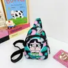 Nova Bolsa Peitoral Infantil Desenho Animado Bebê Bolsa Transversal Mochila Pequena Fofa para Jardim de Infância Bolsa de Ombro para Moedas Chaves