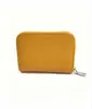 Portatarjetas tipo acordeón con stock transfronterizo, billetera con cremallera, cuero genuino, 12 ranuras para tarjetas, gran capacidad, unisex, tarjeta de identificación, bloqueo RFID