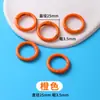 Anillo Abierto de Cierre de Primavera Pintado de Colores Accesorios para Joyería DIY Llavero Cadena para Teléfono Colgador de Bolso Anillo de Resorte