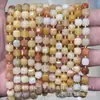 6mm 8mm Pedra Natural Cristal Ágata Canto Chanfrado Quadrado DIY Pulseira Colar Acessórios de Joias Produtos Semi-Acabados Atacado