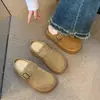 Sapatos Birkenstock Plataforma de Solado Grosso, Meias-Pantufas Fechadas para Mulheres, Novos Sapatos Birkenstock Slip-On Preguiçosos de Outono 2025