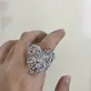 Anillo Cuadrado de Resina con Incrustaciones de Diamantes Gradiente Princesa de Piedras Preciosas Anillo Colorido Infantil Personalizable