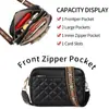 Bolso Cuadrado Pequeño de Cuero PU Nuevo Transfronterizo para Mujer, Bolso de Hombro Único Versátil de Moda, Bolso Cruzado para Mujer con Correa Ancha